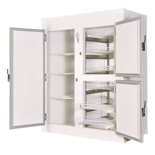 Armario desmontable congelación 1 puerta y 6 medias puertas apertura a derecha